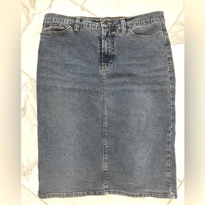 Dolce & Gabbana Denim Pencil Skirt Sz 46 - EUC